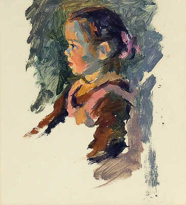 Финогенов Константин Иванович. Портрет девочки